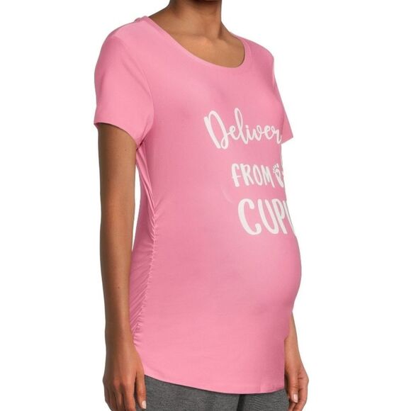 NEW MATERNITY "Delivery From Cupid" Graphic T-Shirt size M and L - Picture 2 of 6